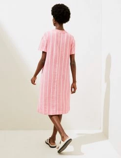 Deals ๐คฉ M&S Collection ๐ Dresses Linen Rich Striped V-Neck Shift ๐ Dress ๐ 9 Deals ๐คฉ M&S Collection ๐ Dresses Linen Rich Striped V-Neck Shift ๐ Dress ๐ -Women's Holiday Shop Sales SD 01 T52 6102A A4 X EC 3