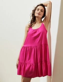 Best Sale ๐ M&S Collection ๐ Dresses Mini Tiered Beach ๐ Dress ๐ 25 Best Sale ๐ M&S Collection ๐ Dresses Mini Tiered Beach ๐ Dress ๐ -Women's Holiday Shop Sales SD 01 T52 6160 A0 X EC 0