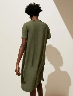 Best Sale 🌟 M&S Collection 👗 Dresses Linen Rich V-Neck Short Sleeve Shift 👗 Dress ⌛ 29 Best Sale 🌟 M&S Collection 👗 Dresses Linen Rich V-Neck Short Sleeve Shift 👗 Dress ⌛ -Women's Holiday Shop Sales SD 01 T52 6712 J0 X EC 3