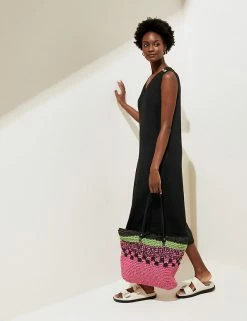 Brand new ๐ M&S Collection ๐ Dresses Linen Blend V-Neck Midi Shift ๐ Dress โ 8 Brand new ๐ M&S Collection ๐ Dresses Linen Blend V-Neck Midi Shift ๐ Dress โ -Women's Holiday Shop Sales SD 01 T52 6713 Y0 X EC 2