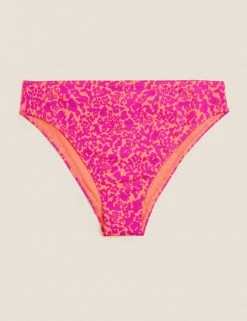 Best deal ⌛ M&S Collection 👙 Bikinis Animal Print High Waisted 👙 Bikini Bottoms ✨