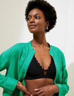 New 🤩 M&S Collection Women Pure Cotton Longline Beach Cover Up 👚 Shirt 👏 -Women's Holiday Shop Sales SD 01 T52 7384 F5 X EC 1