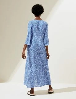 Top 10 🔥 M&S Collection 👗 Dresses Animal Button Through Kaftan Beach 👗 Dress 👏 -Women's Holiday Shop Sales SD 01 T52 7397 E4 X EC 3