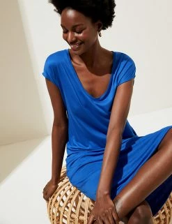 Top 10 🎉 M&S Collection 👗 Dresses V-Neck Sleeveless Midi 👗 Dress​ 🔔 -Women's Holiday Shop Sales SD 01 T52 7458 E0 X EC 2