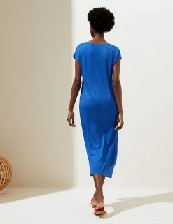 Top 10 🎉 M&S Collection 👗 Dresses V-Neck Sleeveless Midi 👗 Dress​ 🔔 -Women's Holiday Shop Sales SD 01 T52 7458 E0 X EC 3