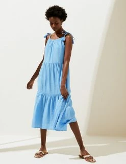 Brand new π M&S Collection π Dresses Pure Cotton Tiered Midi π Dressβ π 7 Brand new π M&S Collection π Dresses Pure Cotton Tiered Midi π Dressβ π -Women's Holiday Shop Sales SD 01 T52 7462 E0 X EC 1