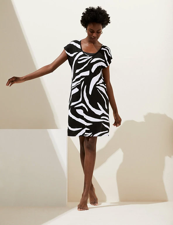 Promo 👏 M&S Collection 👗 Dresses Animal Print V-Neck Mini Column 👗 Dress 😉 1 Promo 👏 M&S Collection 👗 Dresses Animal Print V-Neck Mini Column 👗 Dress 😉