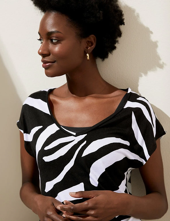 Promo 👏 M&S Collection 👗 Dresses Animal Print V-Neck Mini Column 👗 Dress 😉 3 Promo 👏 M&S Collection 👗 Dresses Animal Print V-Neck Mini Column 👗 Dress 😉 - Image 3