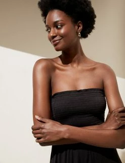 New ✔️ M&S Collection 👗 Dresses Square Neck Shirred Midi 👗 Dress ✨ 9 New ✔️ M&S Collection 👗 Dresses Square Neck Shirred Midi 👗 Dress ✨ -Women's Holiday Shop Sales SD 01 T52 7581 Y0 X EC 3