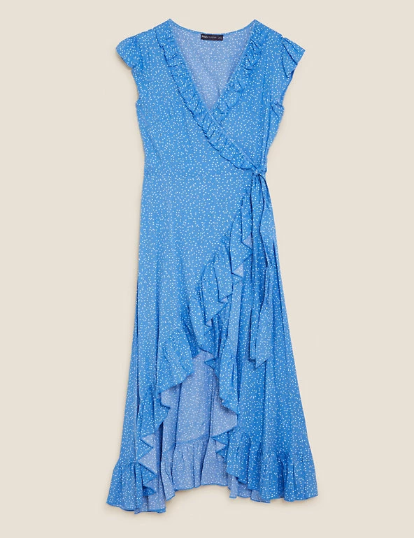 Best reviews of ๐คฉ M&S Collection ๐ Dresses Polka Dot Frill Detail Midi Wrap ๐ Dress โค๏ธ 2 Best reviews of ๐คฉ M&S Collection ๐ Dresses Polka Dot Frill Detail Midi Wrap ๐ Dress โค๏ธ - Image 2