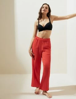 Promo ๐งจ M&S Collection ๐ Bikinis Padded Twist Front Plunge ๐ Bikini Top ๐