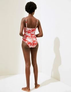 Buy 🛒 M&S Collection Tankinis Tummy Control Printed Plunge Tankini Top ✨ -Women's Holiday Shop Sales SD 01 T52 7911T B4 X EC 2