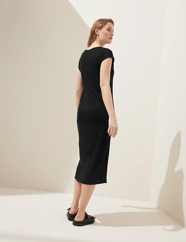Wholesale โญ M&S Collection ๐ Dresses Jersey V-Neck Midi Shift ๐ Dress ๐ฅฐ 5 Wholesale โญ M&S Collection ๐ Dresses Jersey V-Neck Midi Shift ๐ Dress ๐ฅฐ - Image 5