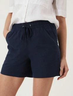 Coupon 😀 M&S Collection Linen Rich Shorts ⭐ 30 Coupon 😀 M&S Collection Linen Rich Shorts ⭐ -Women's Holiday Shop Sales SD 01 T57 3011 F0 X EC 3