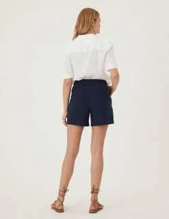 Coupon 😀 M&S Collection Linen Rich Shorts ⭐ 31 Coupon 😀 M&S Collection Linen Rich Shorts ⭐ -Women's Holiday Shop Sales SD 01 T57 3011 F0 X EC 4
