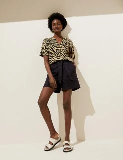 Best Sale ✨ M&S Collection Trousers Pure Linen Shorts ✨