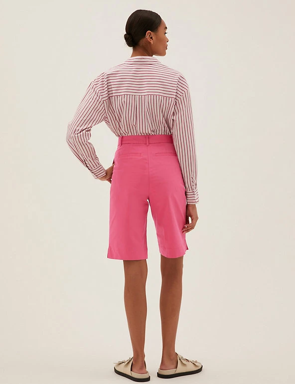 Cheap โ M&S Collection Cotton Rich Knee Length Chino Shorts ๐งจ 27 Cheap โ M&S Collection Cotton Rich Knee Length Chino Shorts ๐งจ - Image 27