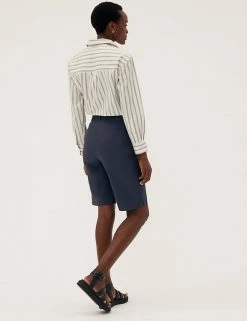 Cheap โ M&S Collection Cotton Rich Knee Length Chino Shorts ๐งจ 29 Cheap โ M&S Collection Cotton Rich Knee Length Chino Shorts ๐งจ -Women's Holiday Shop Sales SD 01 T57 3051 F0 X EC 1