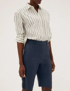 Cheap โ M&S Collection Cotton Rich Knee Length Chino Shorts ๐งจ 30 Cheap โ M&S Collection Cotton Rich Knee Length Chino Shorts ๐งจ -Women's Holiday Shop Sales SD 01 T57 3051 F0 X EC 2
