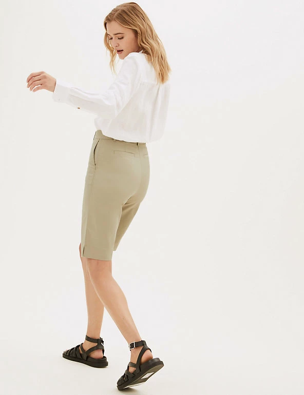 Cheap โ M&S Collection Cotton Rich Knee Length Chino Shorts ๐งจ 22 Cheap โ M&S Collection Cotton Rich Knee Length Chino Shorts ๐งจ - Image 22
