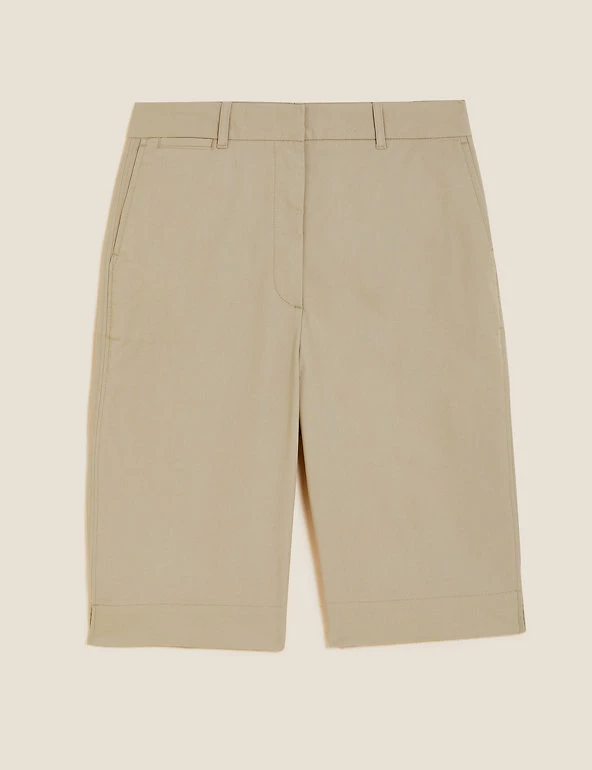 Cheap โ M&S Collection Cotton Rich Knee Length Chino Shorts ๐งจ 19 Cheap โ M&S Collection Cotton Rich Knee Length Chino Shorts ๐งจ - Image 19