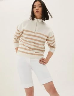 Cheap โ M&S Collection Cotton Rich Knee Length Chino Shorts ๐งจ 41 Cheap โ M&S Collection Cotton Rich Knee Length Chino Shorts ๐งจ -Women's Holiday Shop Sales SD 01 T57 3051 P6 X EC 1