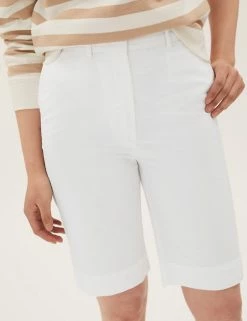 Cheap โ M&S Collection Cotton Rich Knee Length Chino Shorts ๐งจ 42 Cheap โ M&S Collection Cotton Rich Knee Length Chino Shorts ๐งจ -Women's Holiday Shop Sales SD 01 T57 3051 P6 X EC 2