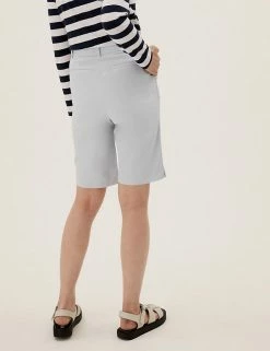 Cheap โ M&S Collection Cotton Rich Knee Length Chino Shorts ๐งจ 38 Cheap โ M&S Collection Cotton Rich Knee Length Chino Shorts ๐งจ -Women's Holiday Shop Sales SD 01 T57 3051 XQ X EC 2