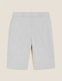 Cheap โ M&S Collection Cotton Rich Knee Length Chino Shorts ๐งจ 36 Cheap โ M&S Collection Cotton Rich Knee Length Chino Shorts ๐งจ -Women's Holiday Shop Sales SD 01 T57 3051 XQ X EC 90