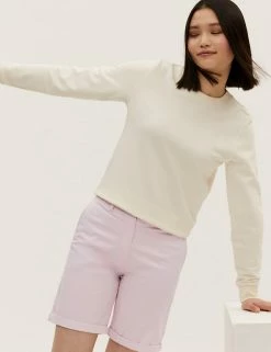 Discount ๐คฉ M&S Collection Cotton Rich High Waisted Chino Shorts ๐ 49 Discount ๐คฉ M&S Collection Cotton Rich High Waisted Chino Shorts ๐ -Women's Holiday Shop Sales SD 01 T57 3061 A4 X EC 1