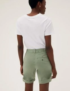 Discount ๐คฉ M&S Collection Cotton Rich High Waisted Chino Shorts ๐ 91 Discount ๐คฉ M&S Collection Cotton Rich High Waisted Chino Shorts ๐ -Women's Holiday Shop Sales SD 01 T57 3061 DW X EC 1