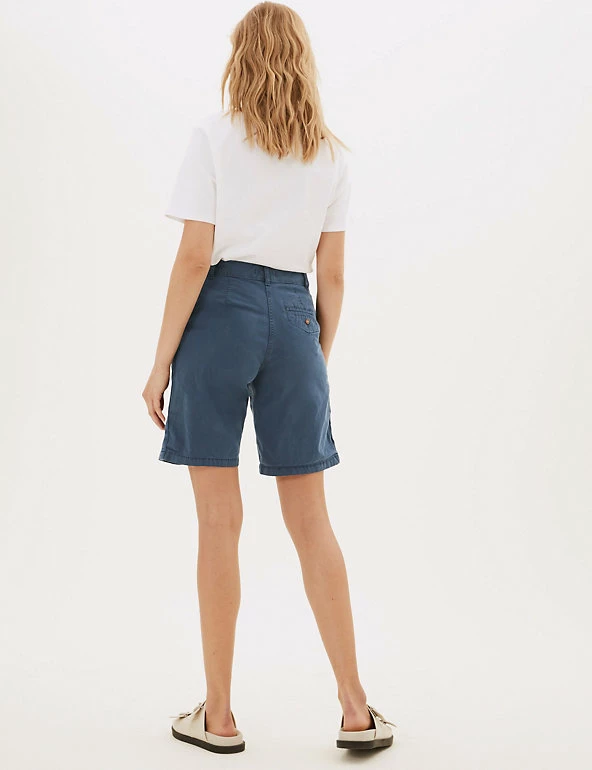 Discount ๐คฉ M&S Collection Cotton Rich High Waisted Chino Shorts ๐ 35 Discount ๐คฉ M&S Collection Cotton Rich High Waisted Chino Shorts ๐ - Image 35