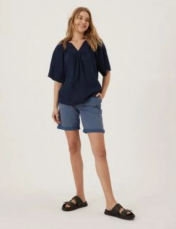 Discount ๐คฉ M&S Collection Cotton Rich High Waisted Chino Shorts ๐ 83 Discount ๐คฉ M&S Collection Cotton Rich High Waisted Chino Shorts ๐ -Women's Holiday Shop Sales SD 01 T57 3061 F4 X EC 0