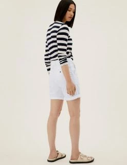 Discount ๐คฉ M&S Collection Cotton Rich High Waisted Chino Shorts ๐ 75 Discount ๐คฉ M&S Collection Cotton Rich High Waisted Chino Shorts ๐ -Women's Holiday Shop Sales SD 01 T57 3061 KY X EC 3