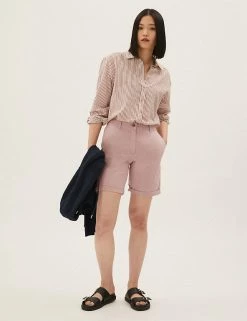 Discount ๐คฉ M&S Collection Cotton Rich High Waisted Chino Shorts ๐ 53 Discount ๐คฉ M&S Collection Cotton Rich High Waisted Chino Shorts ๐ -Women's Holiday Shop Sales SD 01 T57 3061 SR X EC 0