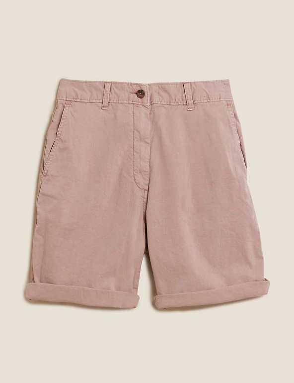 Discount ๐คฉ M&S Collection Cotton Rich High Waisted Chino Shorts ๐ 8 Discount ๐คฉ M&S Collection Cotton Rich High Waisted Chino Shorts ๐ - Image 8