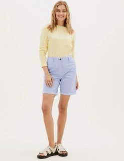 Discount ๐คฉ M&S Collection Cotton Rich High Waisted Chino Shorts ๐ 67 Discount ๐คฉ M&S Collection Cotton Rich High Waisted Chino Shorts ๐ -Women's Holiday Shop Sales SD 01 T57 3061 Y8 X EC 1