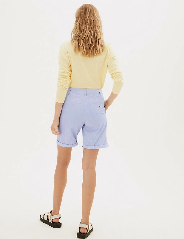 Discount ๐คฉ M&S Collection Cotton Rich High Waisted Chino Shorts ๐ 23 Discount ๐คฉ M&S Collection Cotton Rich High Waisted Chino Shorts ๐ - Image 23