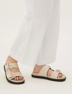 Brand new 🤩 M&S Collection Pure Linen Belted Wide Leg Trousers 😀 -Women's Holiday Shop Sales SD 01 T57 7136 P6 X EC 2