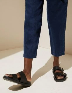 Best deal ⌛ M&S Collection Pure Linen Belted Tapered Trousers ✨ 25 Best deal ⌛ M&S Collection Pure Linen Belted Tapered Trousers ✨ -Women's Holiday Shop Sales SD 01 T57 7146 F0 X EC 2