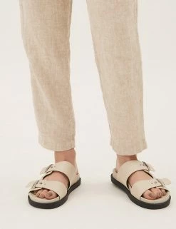 Best deal ⌛ M&S Collection Pure Linen Belted Tapered Trousers ✨ 42 Best deal ⌛ M&S Collection Pure Linen Belted Tapered Trousers ✨ -Women's Holiday Shop Sales SD 01 T57 7146 V0 X EC 2