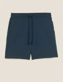 Coupon 🤩 M&S Collection Cotton Rich Jersey High Waisted Shorts 🧨 -Women's Holiday Shop Sales SD 01 T57 7185 F0 X EC 90