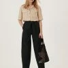 Cheapest ⌛ M&S Collection Pure Linen Belted Balloon Trousers ✔️