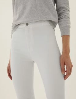 Best deal 🛒 M&S Collection High Waisted Super Skinny 👖 Jeans 😉 -Women's Holiday Shop Sales SD 01 T57 8605 P6 X EC 1