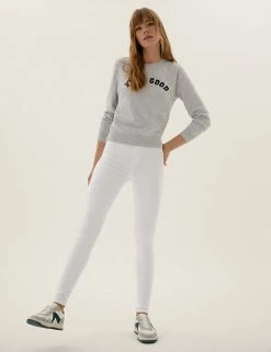 Best deal 🛒 M&S Collection High Waisted Super Skinny 👖 Jeans 😉 -Women's Holiday Shop Sales SD 01 T57 8605 P6 X EC 4