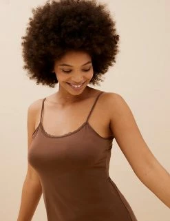 Coupon 😍 M&S Collection Full Slips Cool Comfort™ Full Slip ✨ -Women's Holiday Shop Sales SD 02 T32 6120 TE X EC 1