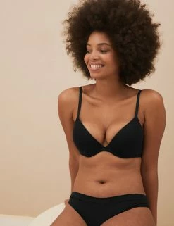 Brand new 🔔 M&S Collection 3pk Wired Plunge T-Shirt Bras A-E 🧨 -Women's Holiday Shop Sales SD 02 T33 0308 LA X EC 4