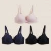 Discount ✨ M&S Collection 3pk Wired Full Cup T-Shirt Bras A-E 🎁
