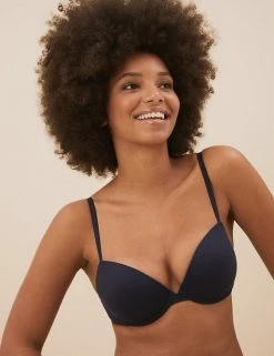 Discount 🤩 M&S Collection 3pk Wired Balcony Bras A-E 🔔 -Women's Holiday Shop Sales SD 02 T33 0335 D6 X EC 3