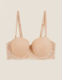 Flash Sale 👍 M&S Collection Bras Sumptuously Soft™ Padded Strapless Bra A-E ❤️ -Women's Holiday Shop Sales SD 02 T33 2724 AC X EC 90